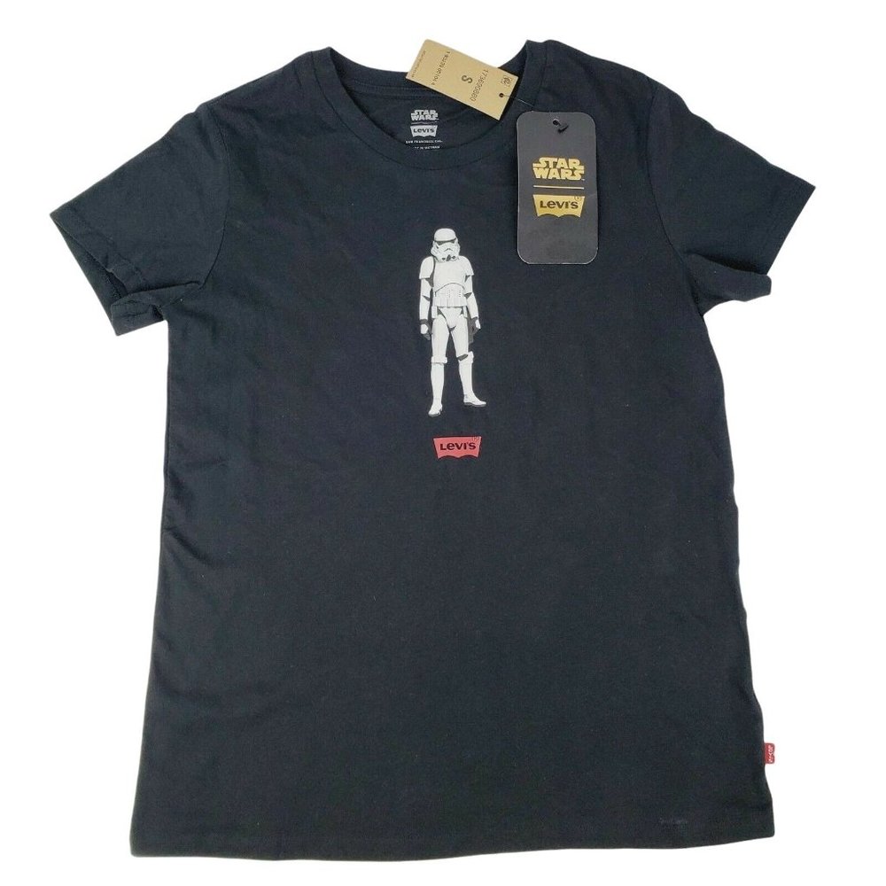 Levi's Women's T-Shirt Small Black Storm Trooper S